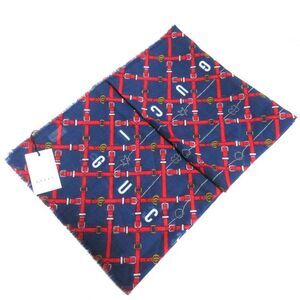 Gucci Logo Belt Wool Large Scarf